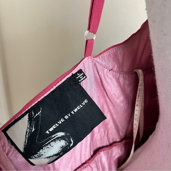 Twelve By Twelve Pink Mauve Ruched Feather Embellished Fit & Flare Chiffon Dress - Picture 5 of 10